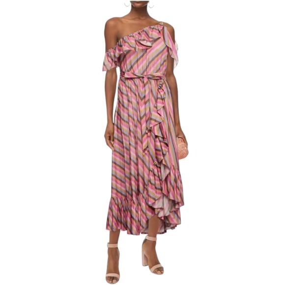 Zimmermann Poppy Asymmetrical Frill Dress - Picture 2 of 15